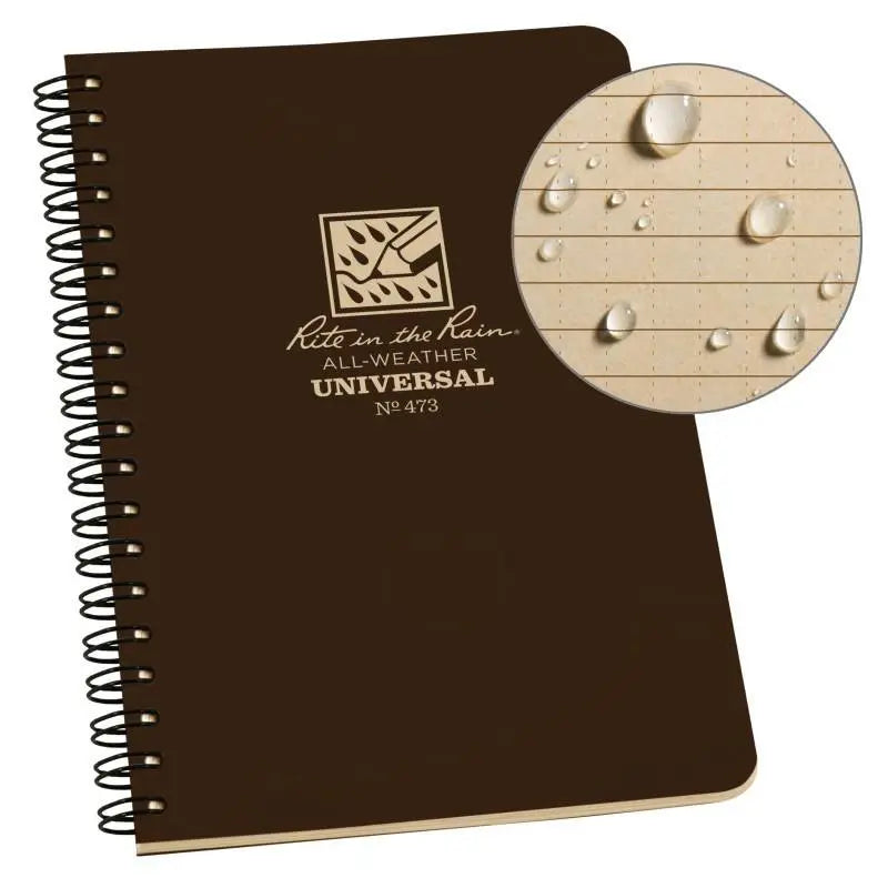 Rite in the Rain 393 Side Spiral All-Weather Notebook