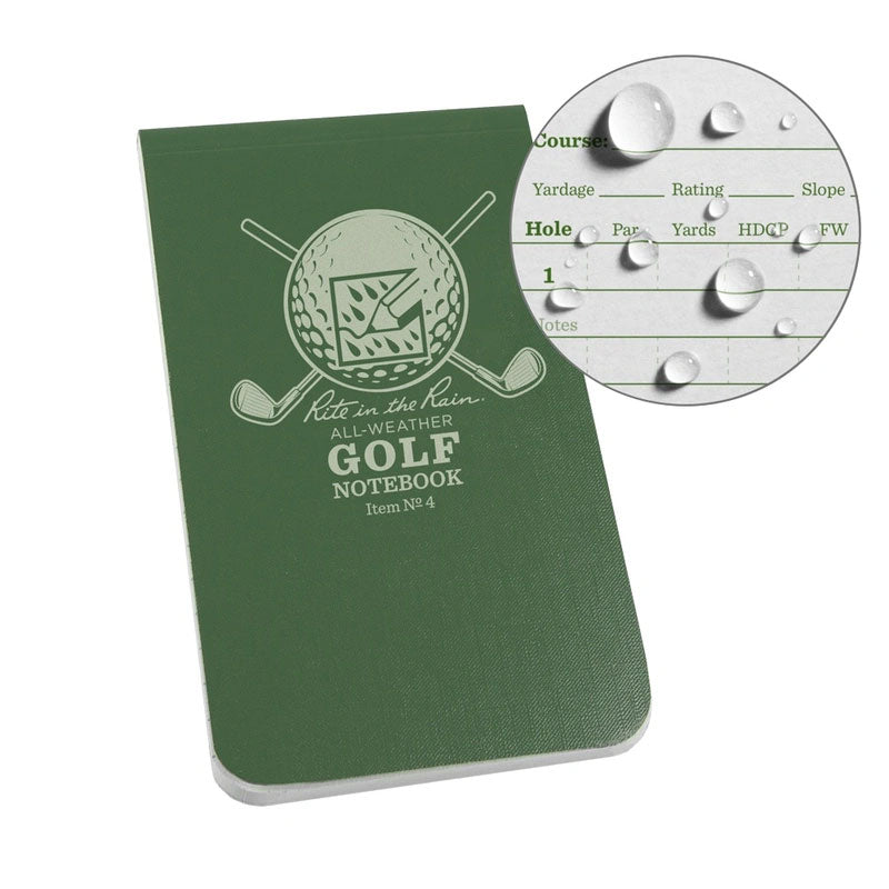 Rite in the Rain Golf Notebook – All-Weather Score & Stats Log