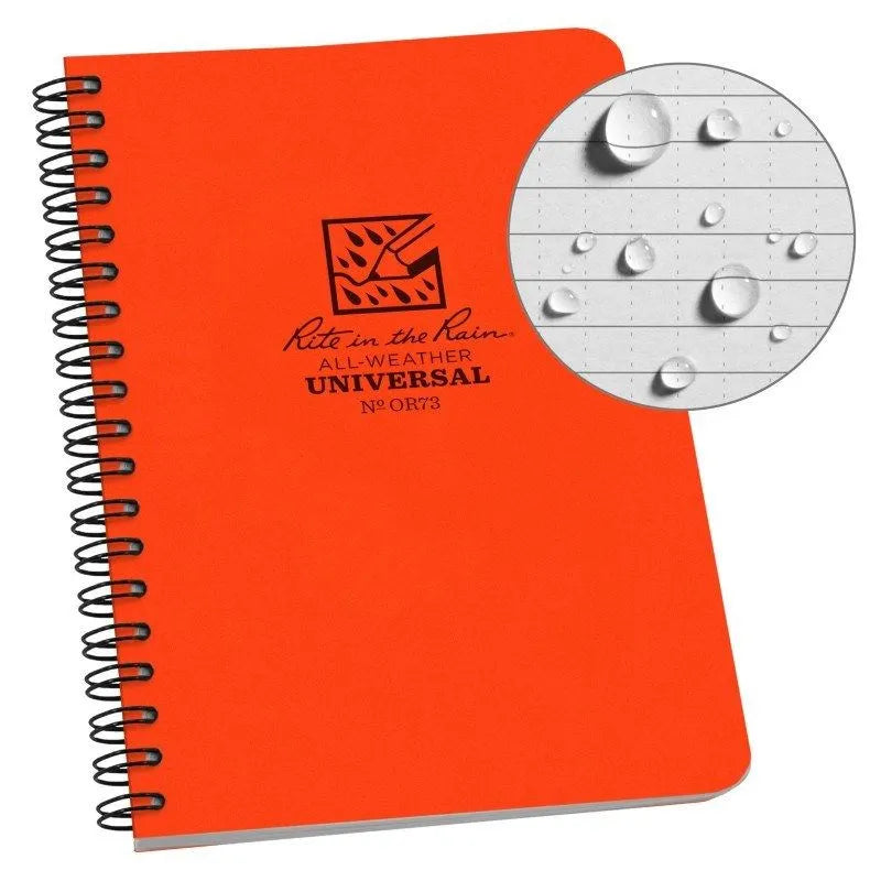 Rite in the Rain 393 Side Spiral All-Weather Notebook