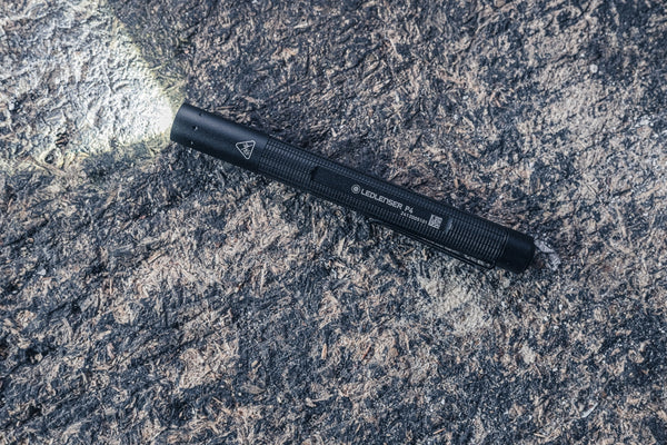 Ledlenser | P4 Flashlight 180lm 90m 23h 2xAAA Battery IP54 w/Pocket Clip