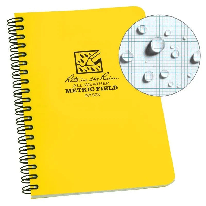 Rite in the Rain 393 Side Spiral All-Weather Notebook