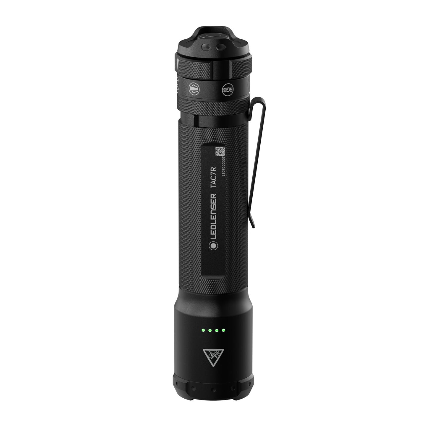 Ledlenser TAC7R 3200lm Tactical Flashlight with RGB Light