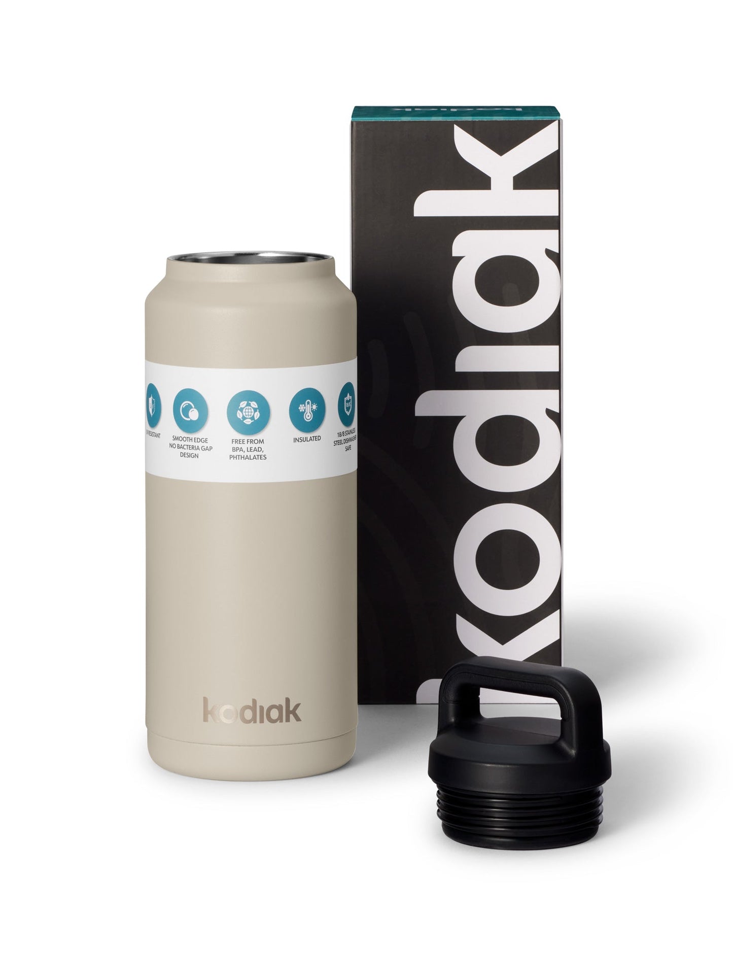 Kodiak Cascade 1182ml Insulated Bottle with Carry Loop Cap