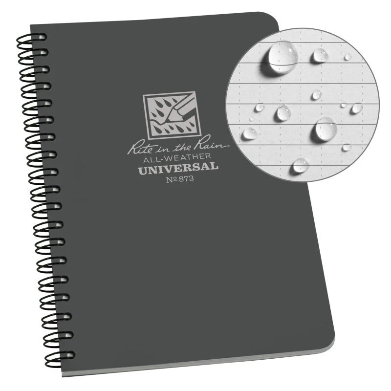 Rite in the Rain 393 Side Spiral All-Weather Notebook