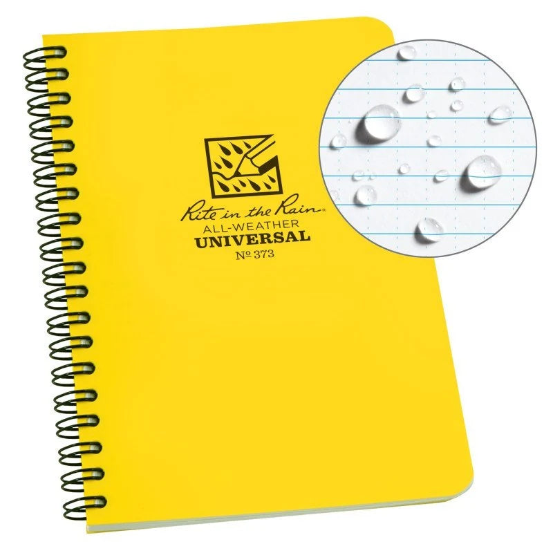 Rite in the Rain 393 Side Spiral All-Weather Notebook